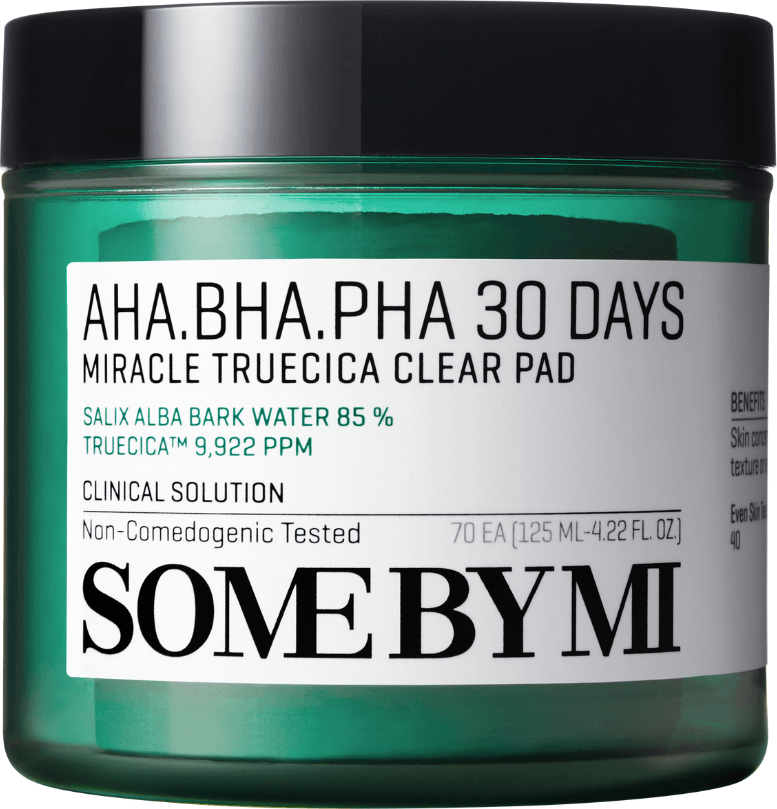 aha bha pha 30 days miracle truecica clear pad - 70 stk.
