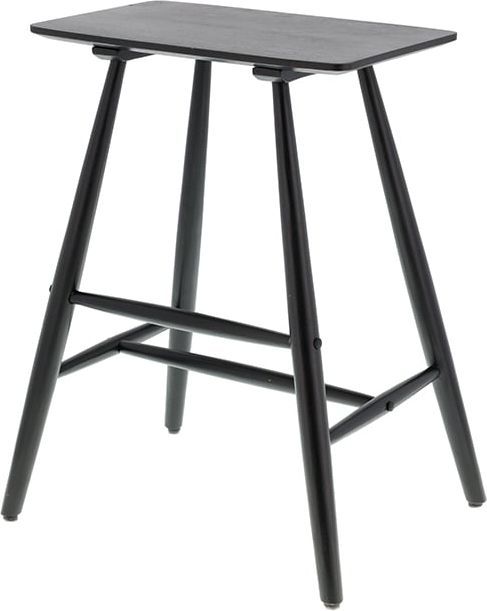 Villa Collection Bast skammel sort 46.5x28x64 cm