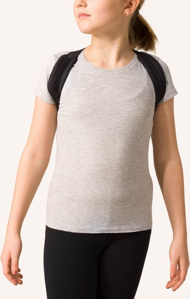 Swedish Posture Junior Posture Brace Black 12-16 år