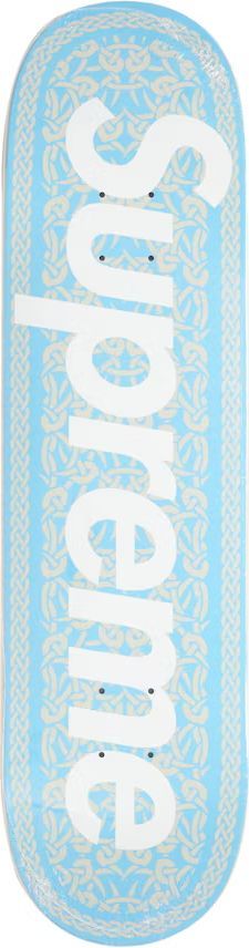 Supreme Celtic Knot Skateboard Deck Blue