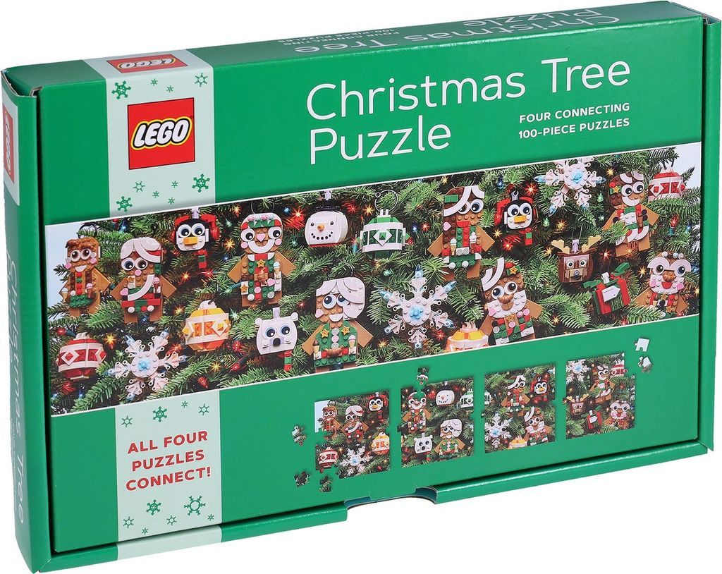 LEGO® Juletræ Puslespil - 100 Brikker