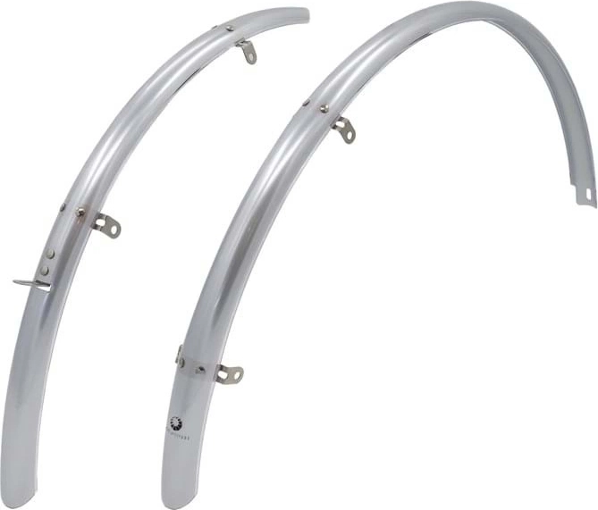 Bike Attitude Skærmsæt 700x38-45mm - Alu Mat Sølv