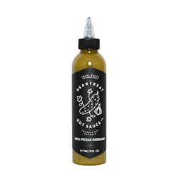 Dill Pickle Serrano Hot Sauce | Heartbeat Hot Sauce