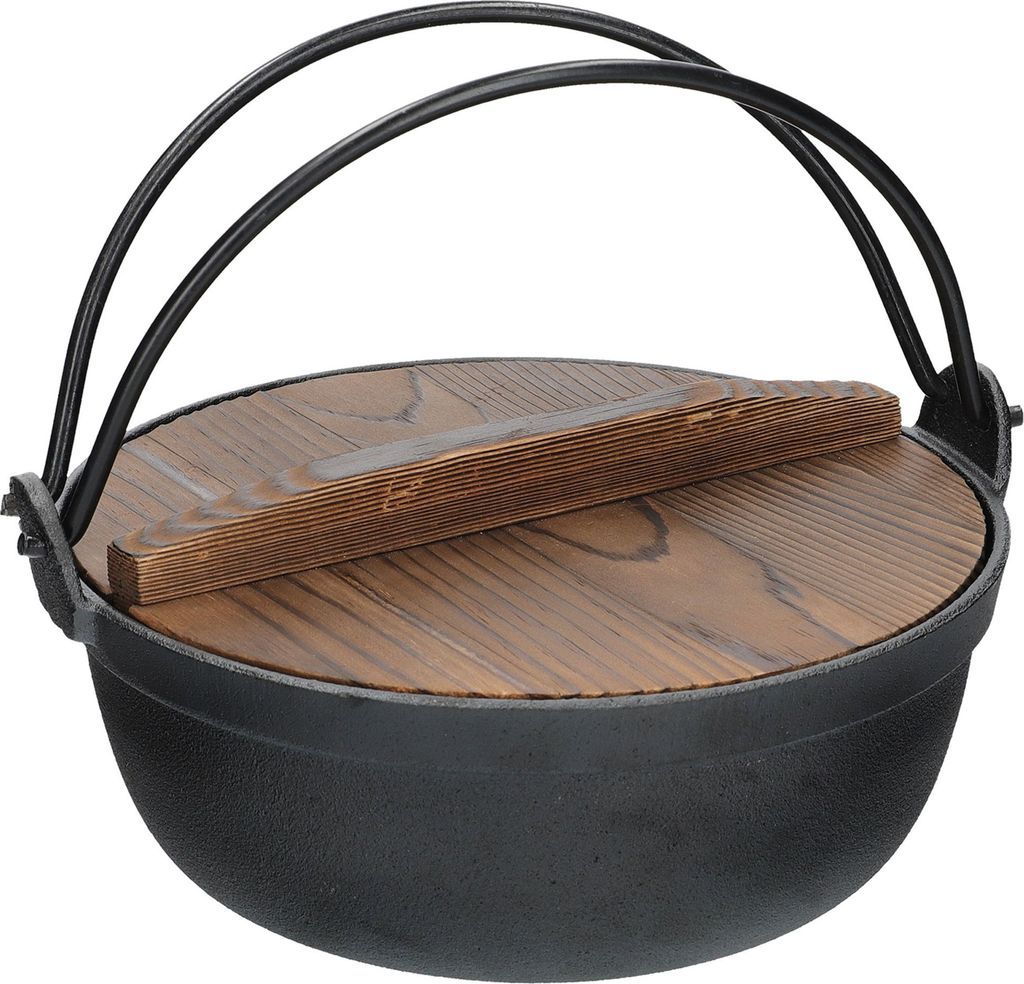 KitchenCraft Japansk Støbejernsgryde med låg