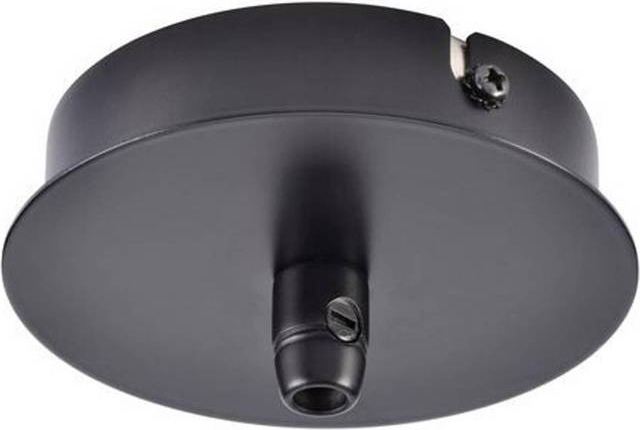 SLV Fitu rund loftroset Ø85 mm, sort