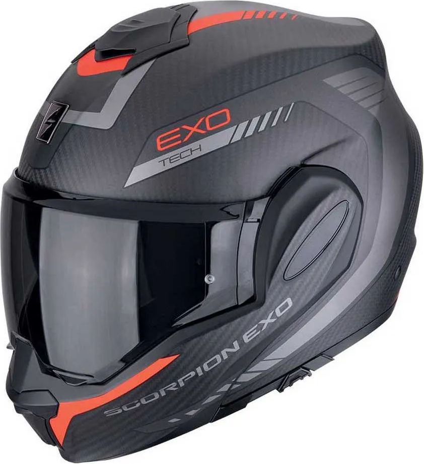 Scorpion EXO-Tech EVO Carbon Cosy Modulær hjelm