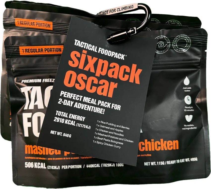 Sixpack Oscar Feltration Fra Tactical Foodpack - GrejFreak.dk