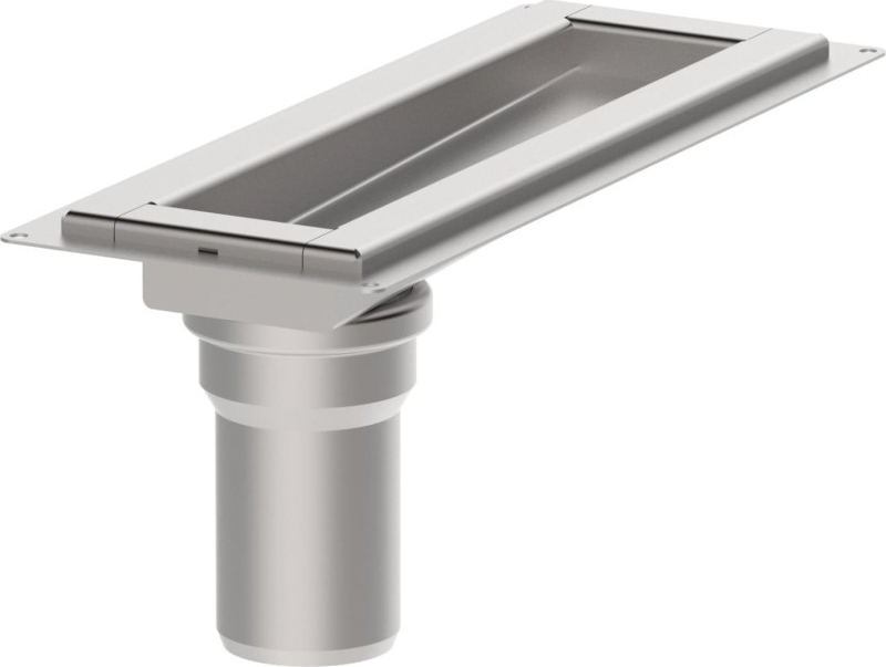 Blücher Waterline afløbsarmatur, til beton og flisegulv, 300 mm