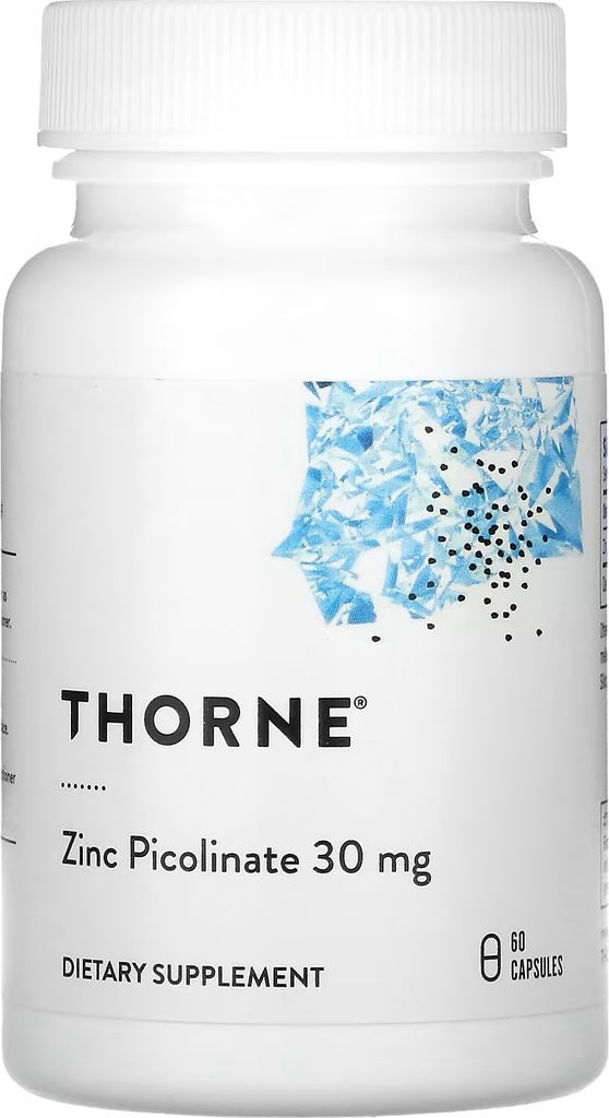 thorne, zinkpikolinat, 30 mg, 180 kapsler