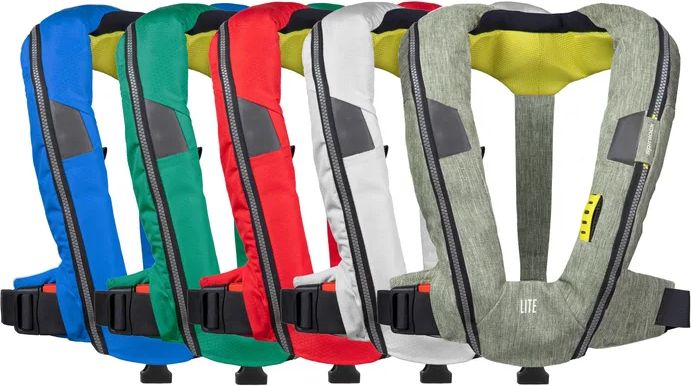 spinlock deckvest lite redningsvest blå