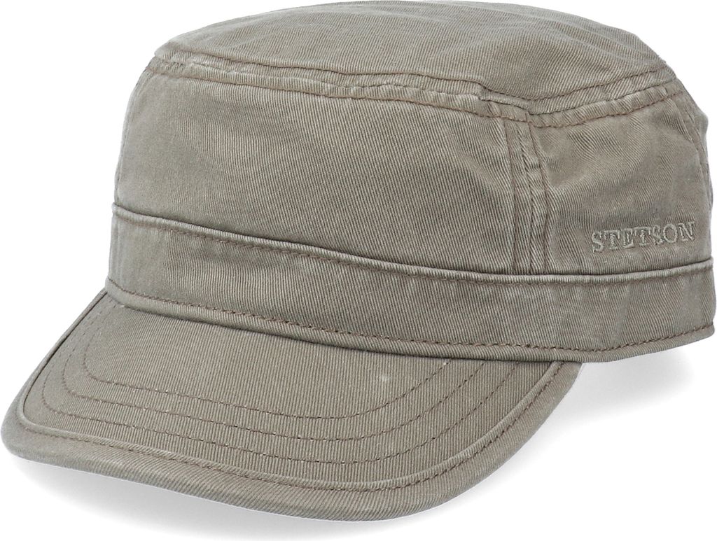 stetson cotton olive army