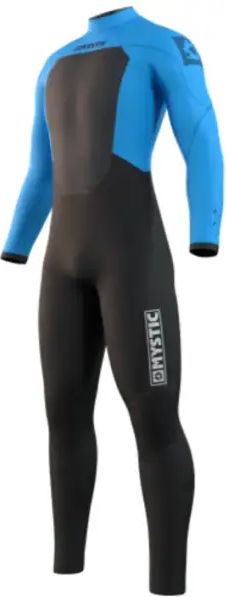 Mystic 2023 Mens Star 5/3mm Back Zip Wetsuit Global Blue