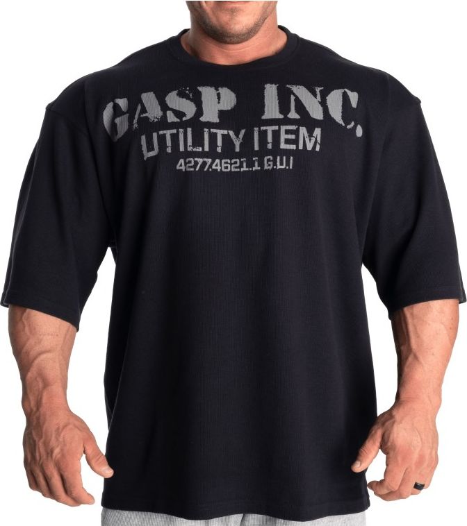 Gasp Iron Thermal Tee, S, Asphalt