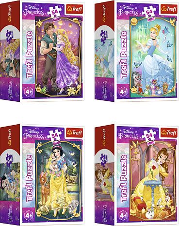 Spilbræt Puzzle Puslespil - Prinsesse - 54 brikker