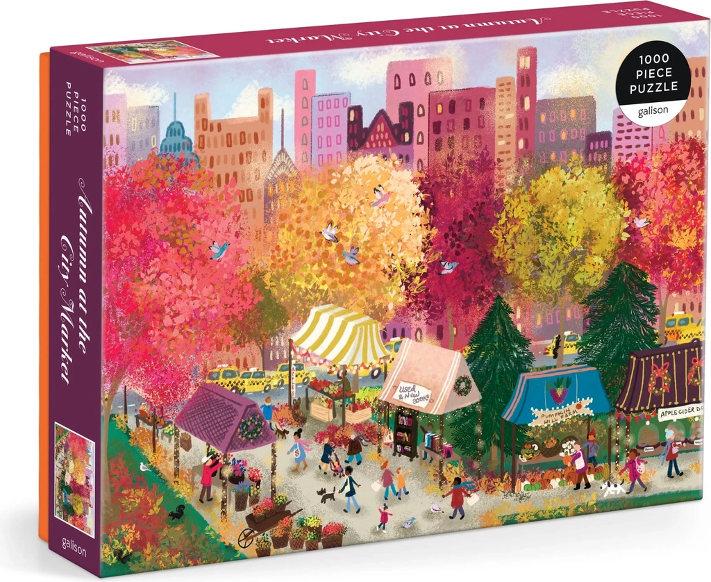 Galison Joy Laforme Autumn At The City Market 1000 Pieces