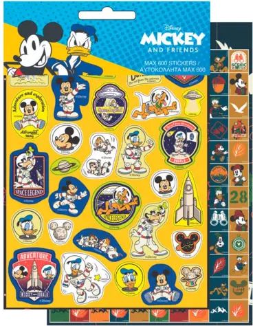 Mickey Mouse og Venner Stickers 600 stk