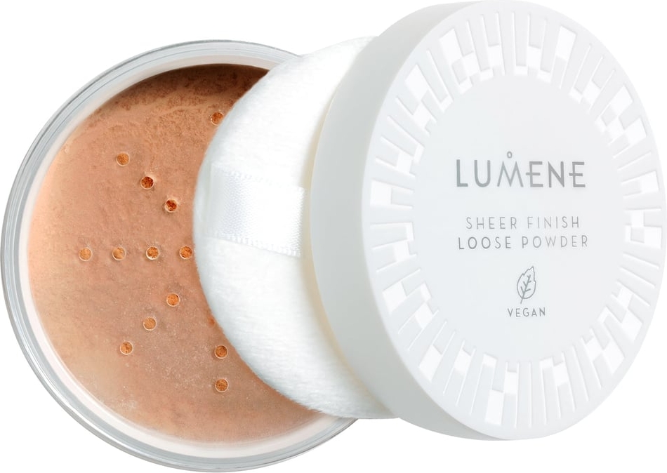 lumene sheer finish loose powder translucent
