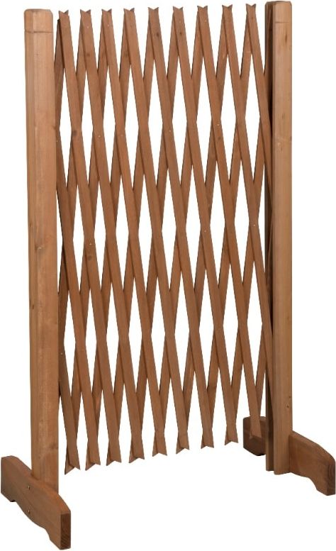 Udtrækkeligt hundegitter i træ – 90x30-117cm