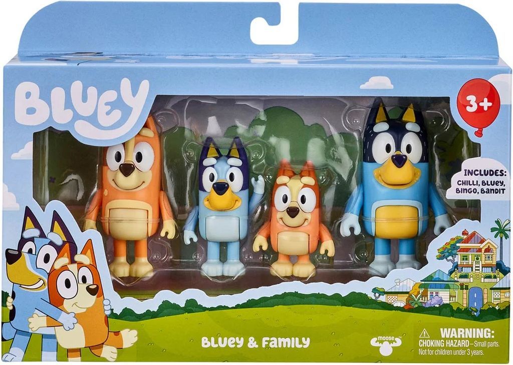 Moose Bluey & Family 4-pack