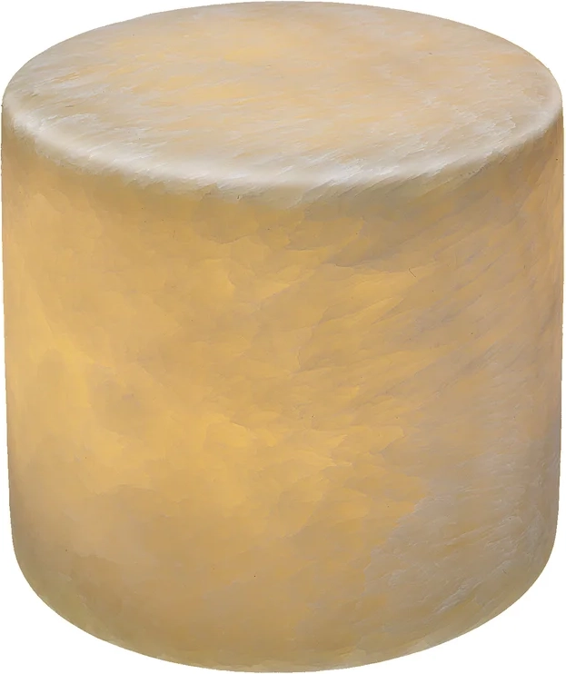 Unison marmor bordlys, silke, H8 cm