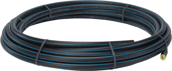 Uponor 32MM PE100RC SORT/BLÅ PN16 50M
