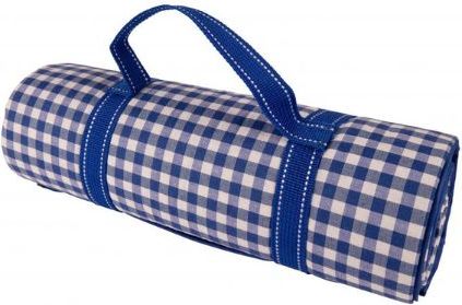 Picknickfilt Blå/vit Rutig Av Bercato 150x135cm