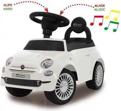 Jamara Push Car Fiat 500 white