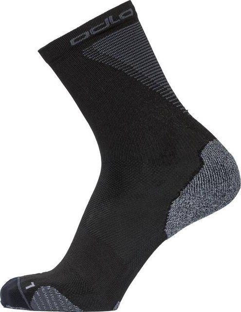 Odlo Ceramicool Crew Socks, 45-47, Black