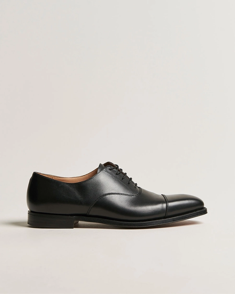 Crockett & Jones Hallam Oxfordskor Kalvskinn Svart