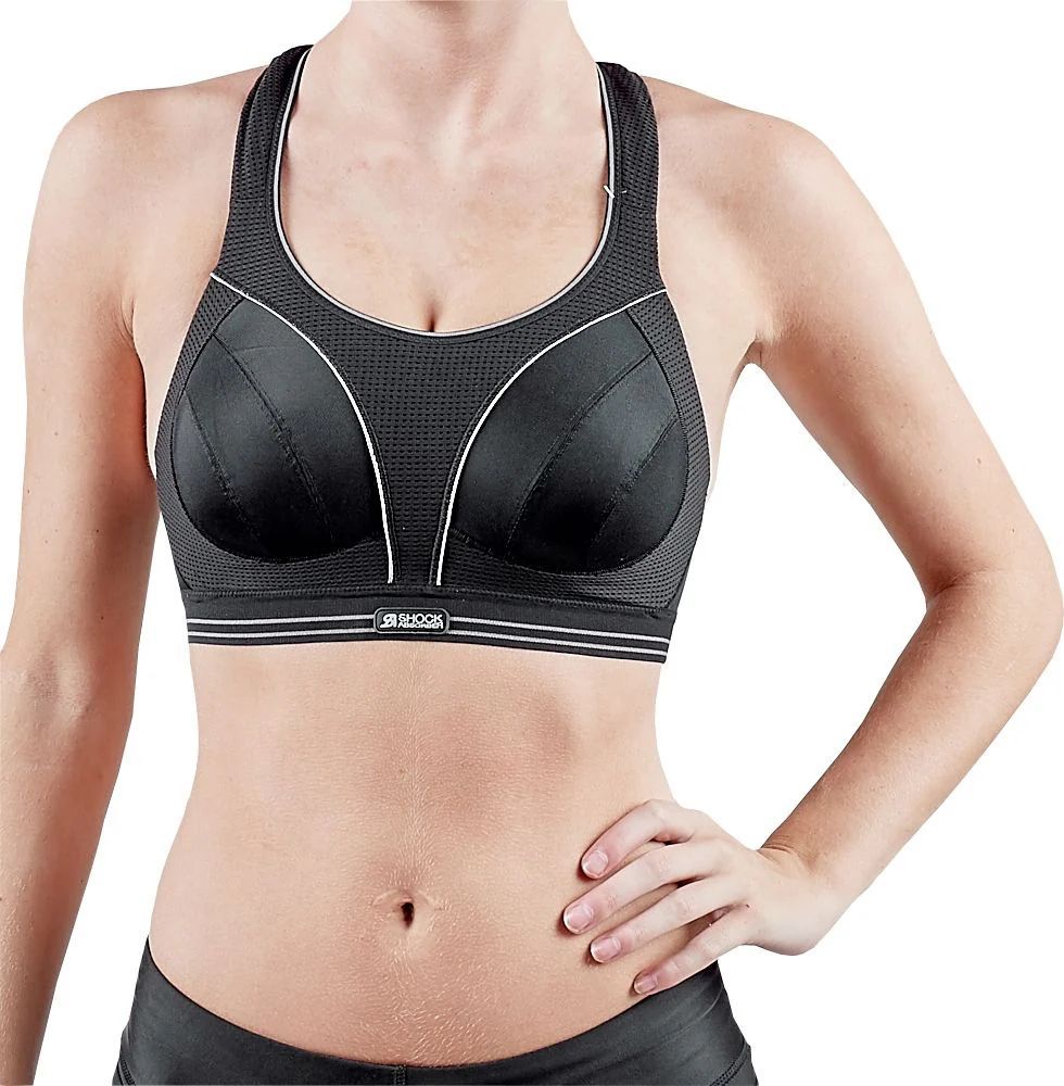 ultimate run bra padded v1, dame, black