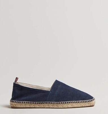 Castañer Pablo Espadrillos Tyg Gummi Kalvskinn - Blå
