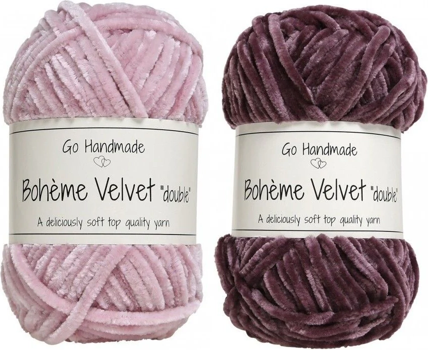 Go Handmade Bohème Velvet Double Rusty (17620) Fabrics