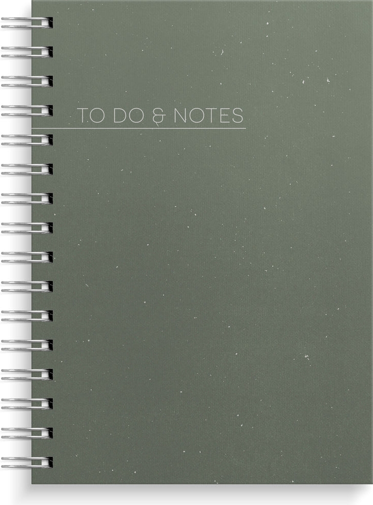 Notesbog A5 To Do green KARTON 150 linjeret sider