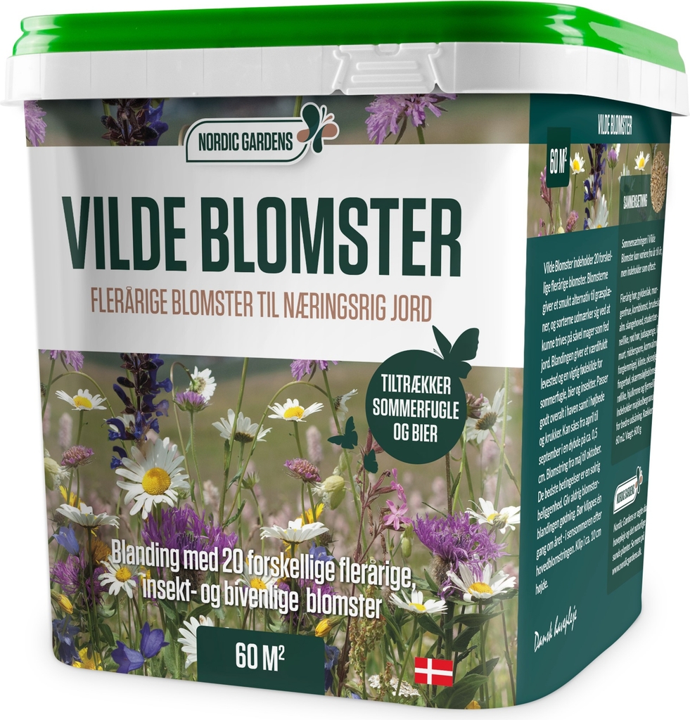 blomsterblanding vilde blomster - 60 m2