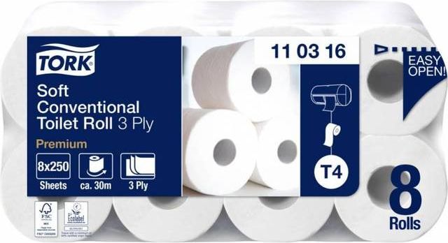 Tork Premium T4 3-Ply Toilet Paper 72-pack