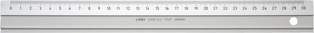 linex lineal - 50 cm - aluminium