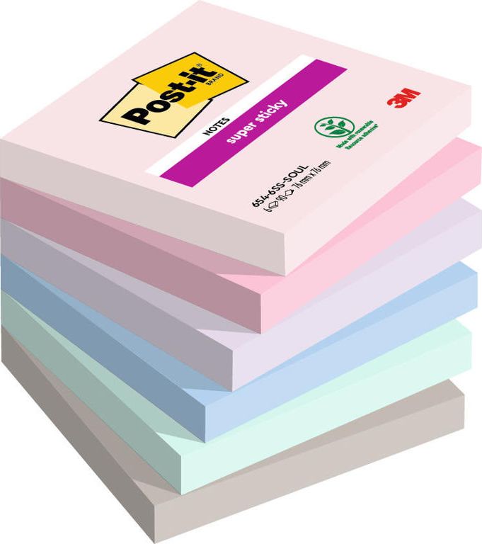Post-it Post-it Notes Supersticky Soulful 76x76