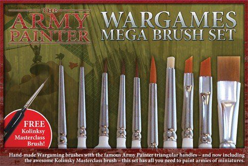 The Army Painter Wargamer Mega Brush Set