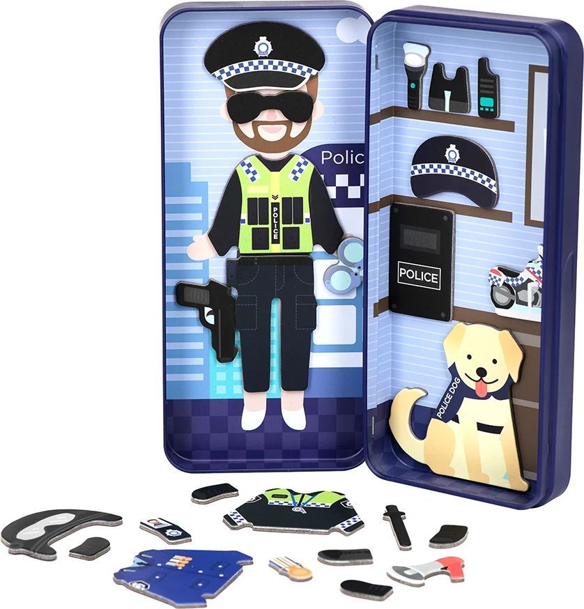 magnetic hero box - police officer