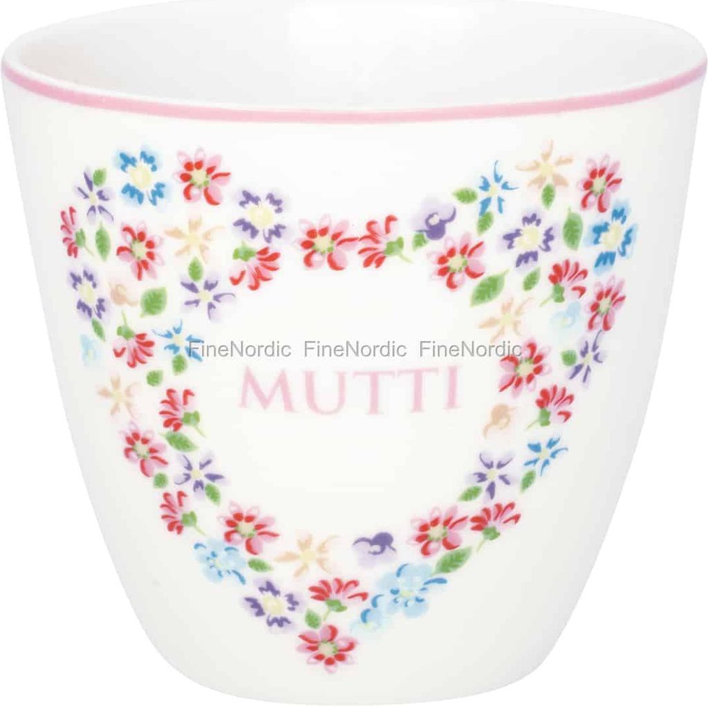 GreenGate Lattekop Columbine Mutti White