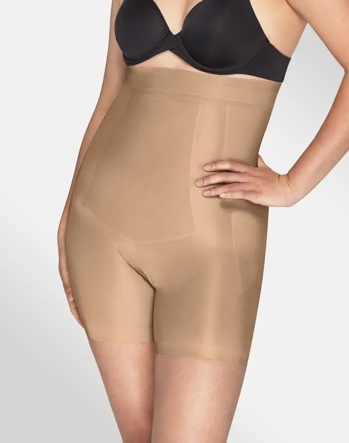 maidenform fast hi-waist shorts i hud