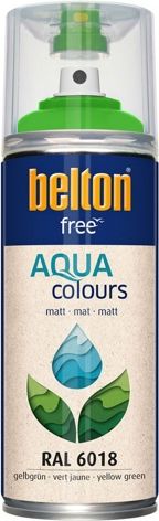 Belton Belton mat 400ml RAL3000 332404 vandbaseret Lakmaling Rød 0.4L