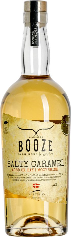 Knaplund Gin Moonshine Salty Caramel 22% Smag af saltkaramel og vanilje 70 cl
