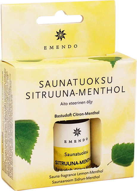 Emendo citron-menthol æterisk sauna olie - pakke med 1 stk. x 10 ml