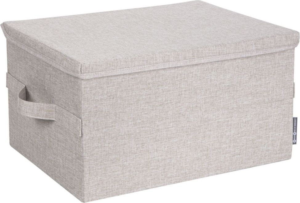 bigso, opbevaringskasse med låg, beige