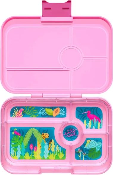 yumbox madkasse - tapas xl - 5 rum - antibes blue/jungle pastel