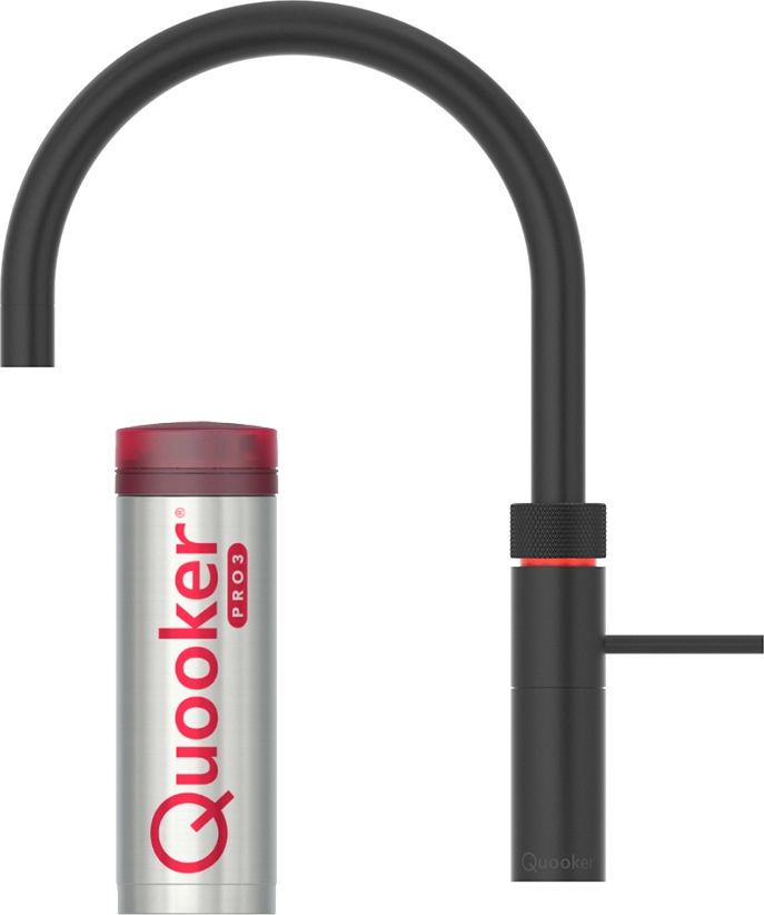 quooker fusion round krom, inkl. pro3 beholder