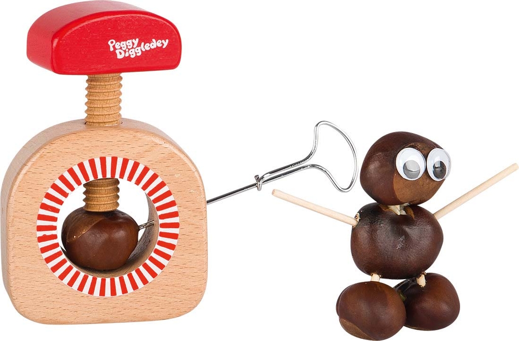 Goki Chestnut Drill & Nutcracker Peggy Diggledey 58515