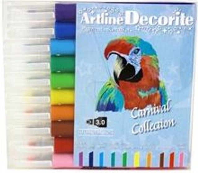 Artline Decorite brush pastel 10-pack
