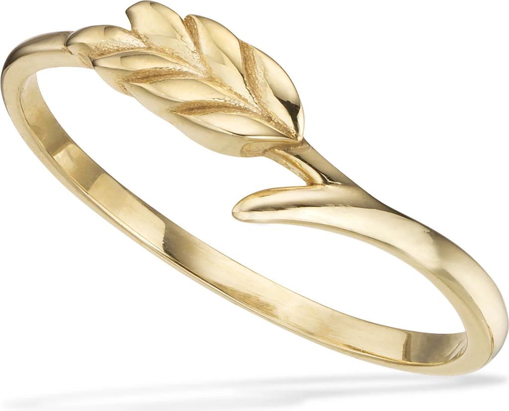 Scrouples Ring blad 8 kt.